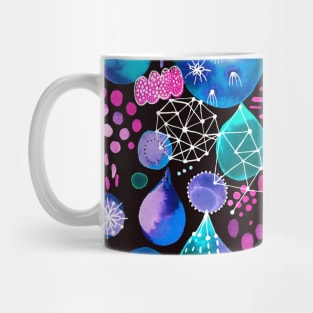 Pocket - Rain Stitches Neon Mug